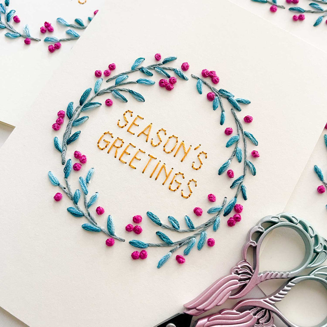 Berry Wreath Card & Ornament