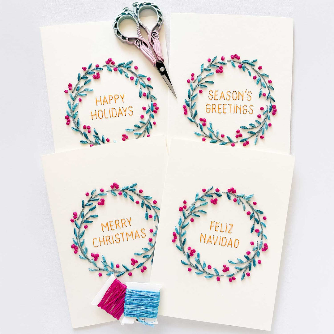 Berry Wreath Card & Ornament