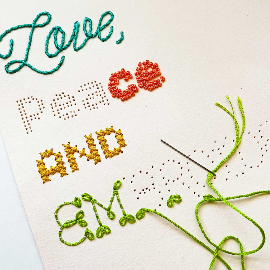 Love, Peace & Embroidery PDF