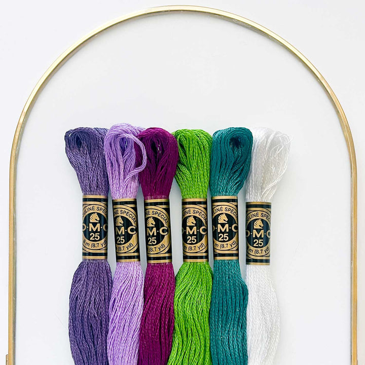 Purple Flutter & Flora Thread Bundle