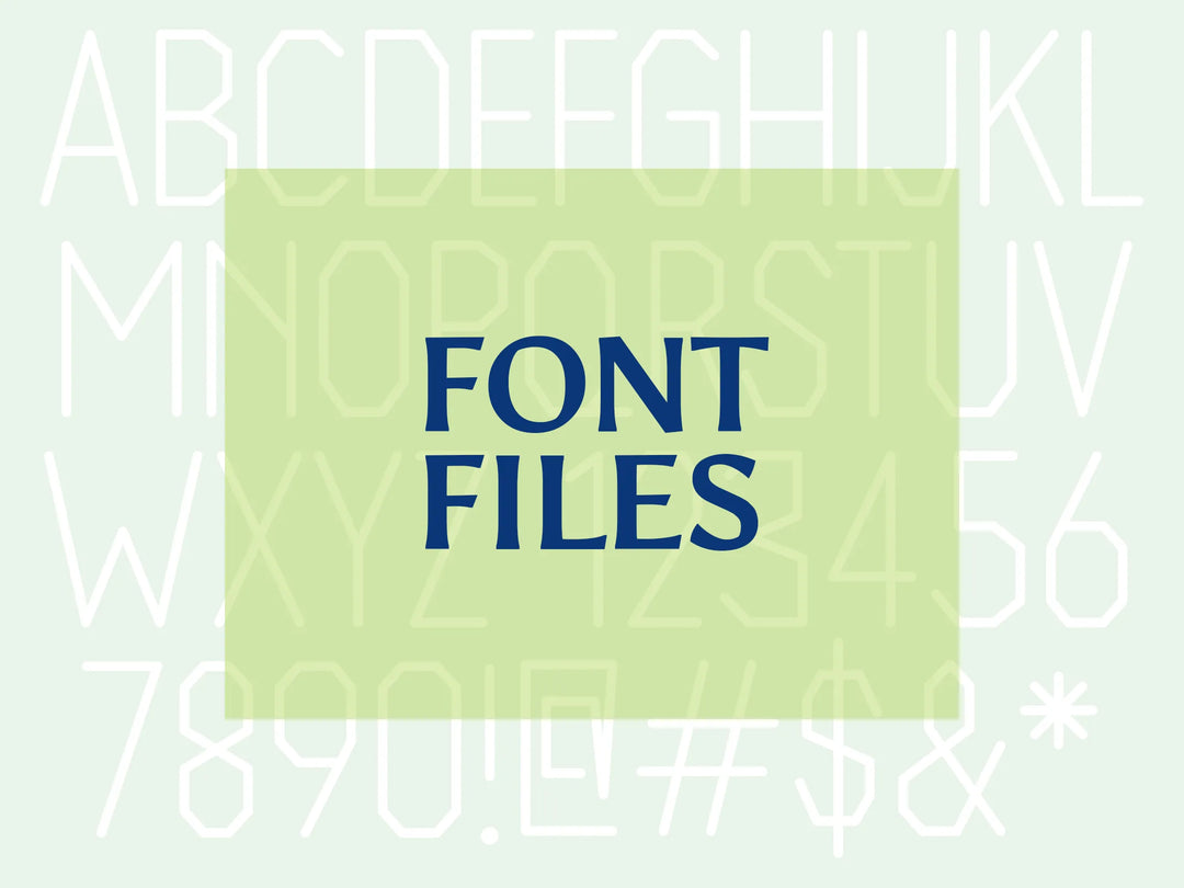 Digital Goods Fonts