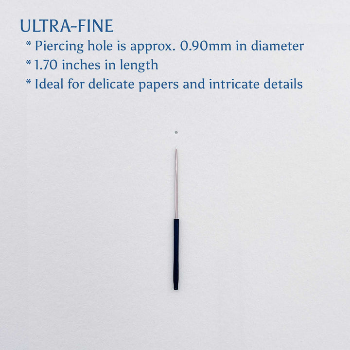 Ultra-fine tool with specifications on a light gray background