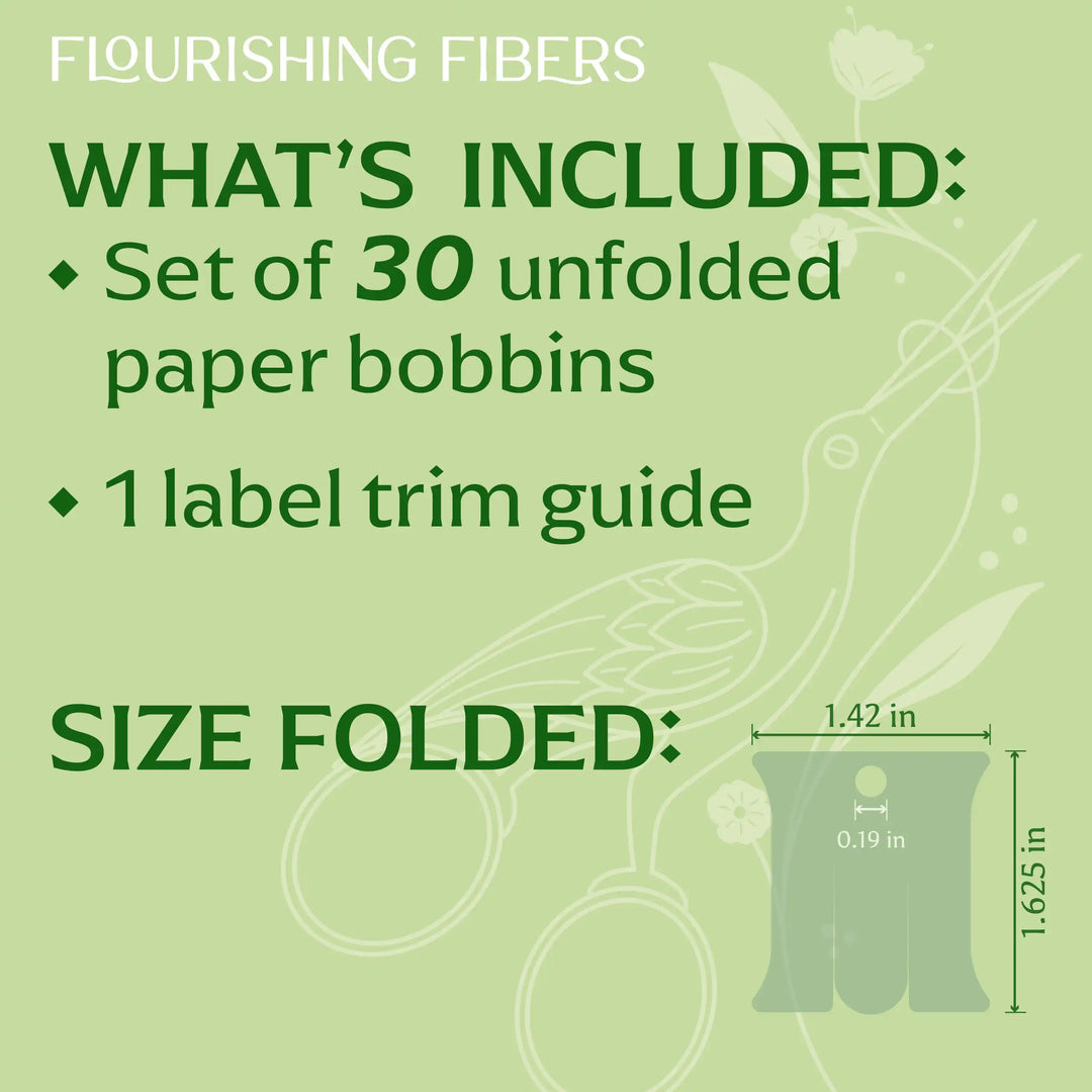 No-Write Embroidery Bobbins