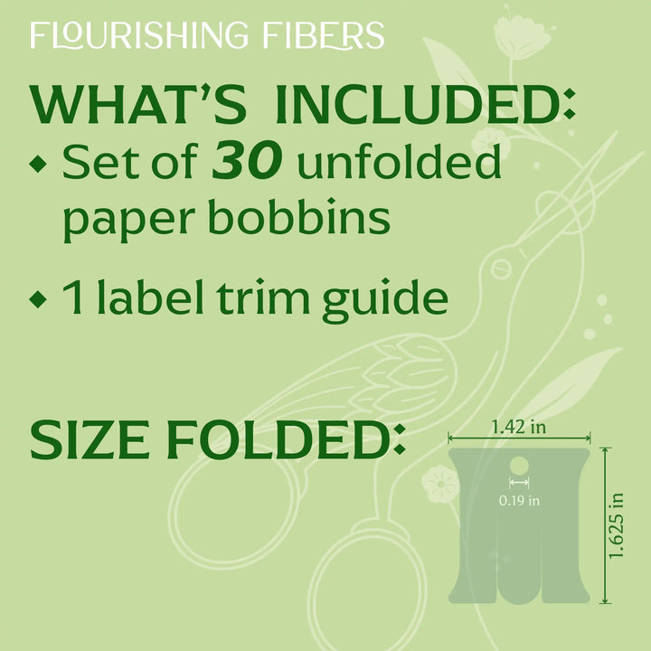 No-Write Embroidery Bobbins