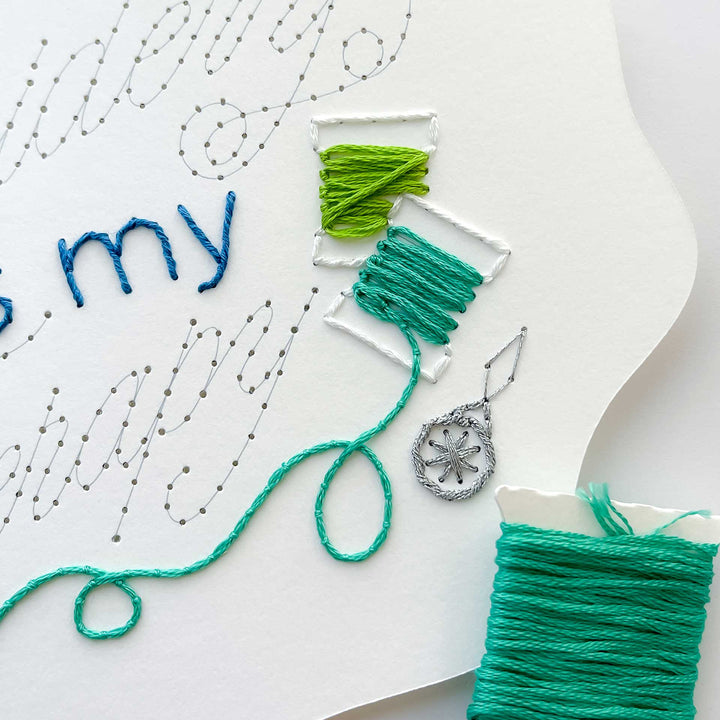 Embroidery is my Therapy Wall Hanging