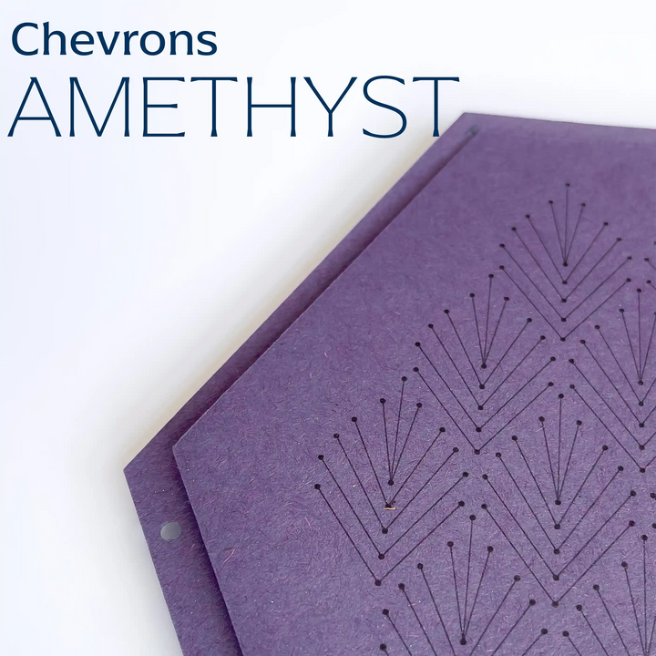 Chevrons Hex Wall Hanging