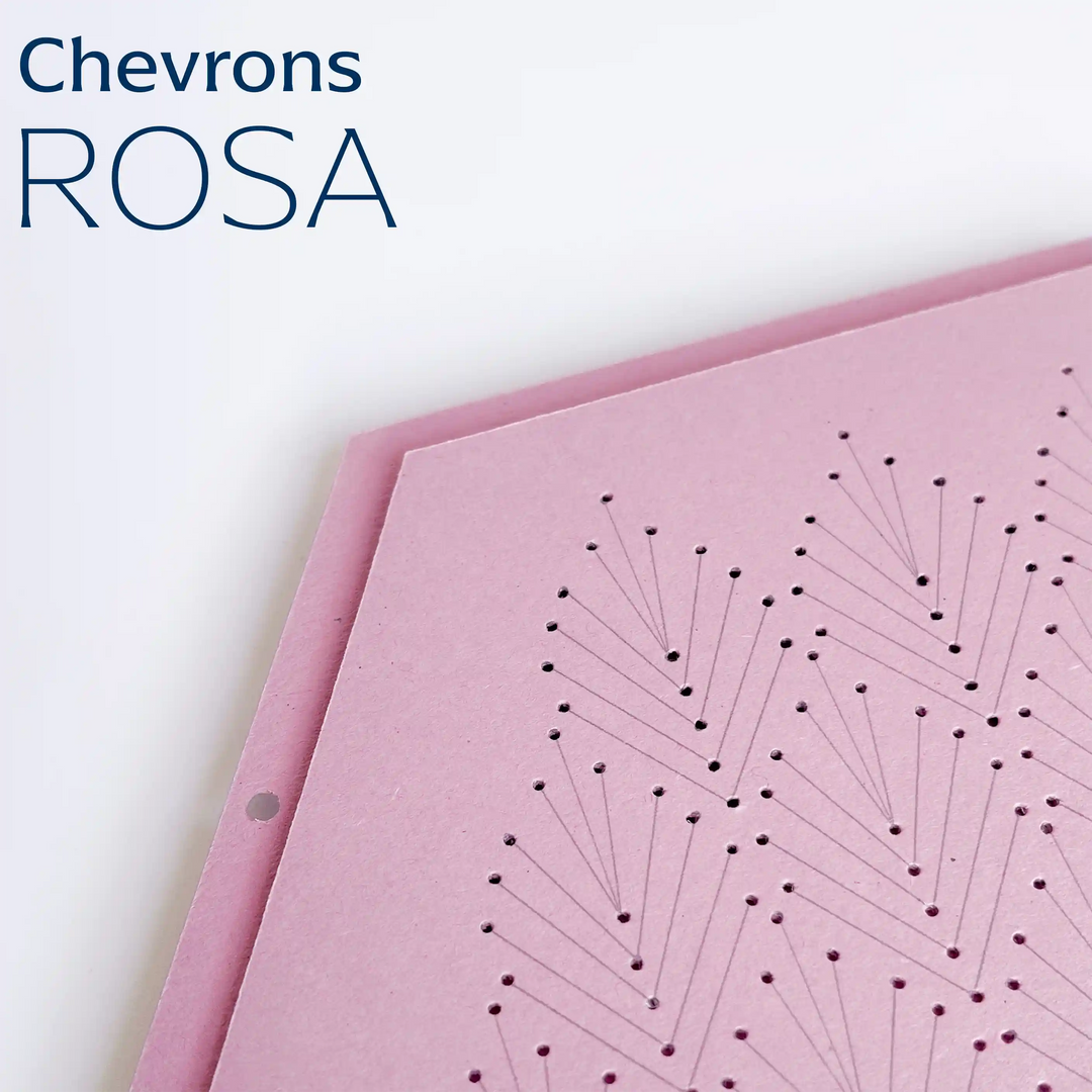 Chevrons Hex Wall Hanging