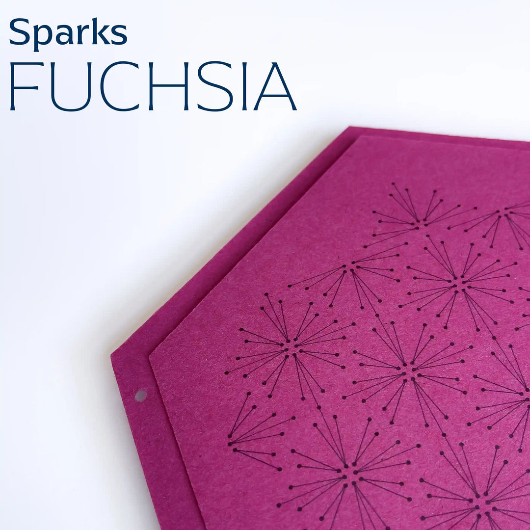 Sparks Hex Wall Hanging