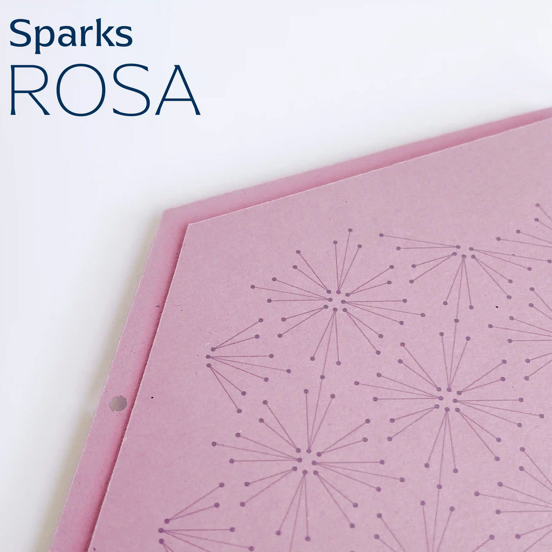 Sparks Hex Wall Hanging