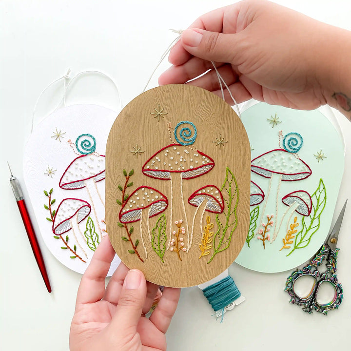 Mushroom Forest & Snail Wall Hanging