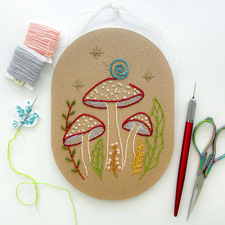 Mushroom Forest & Snail Wall Hanging