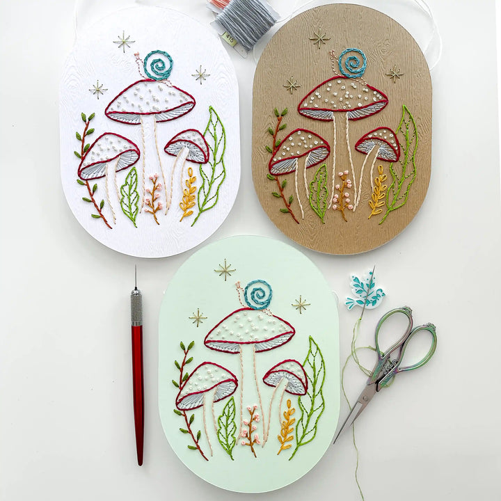 Mushroom Forest & Snail Wall Hanging