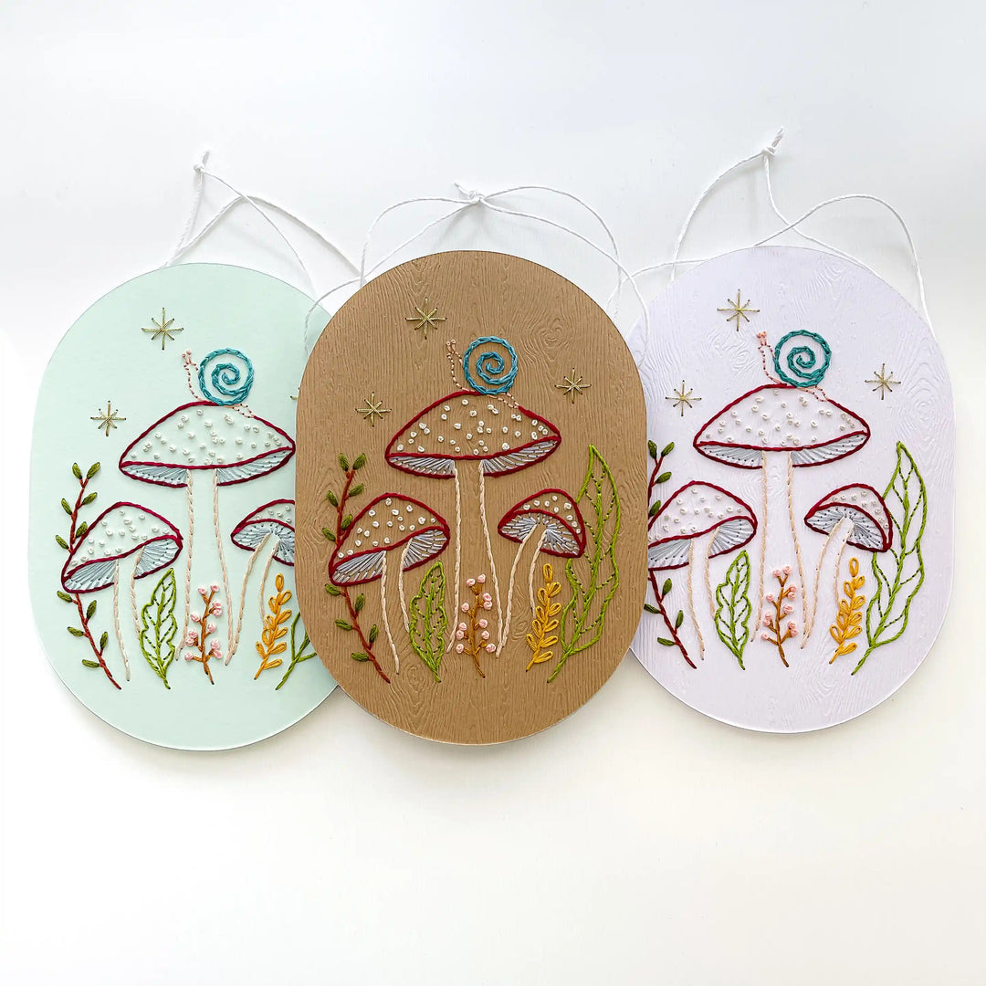 Mushroom Forest & Snail Wall Hanging