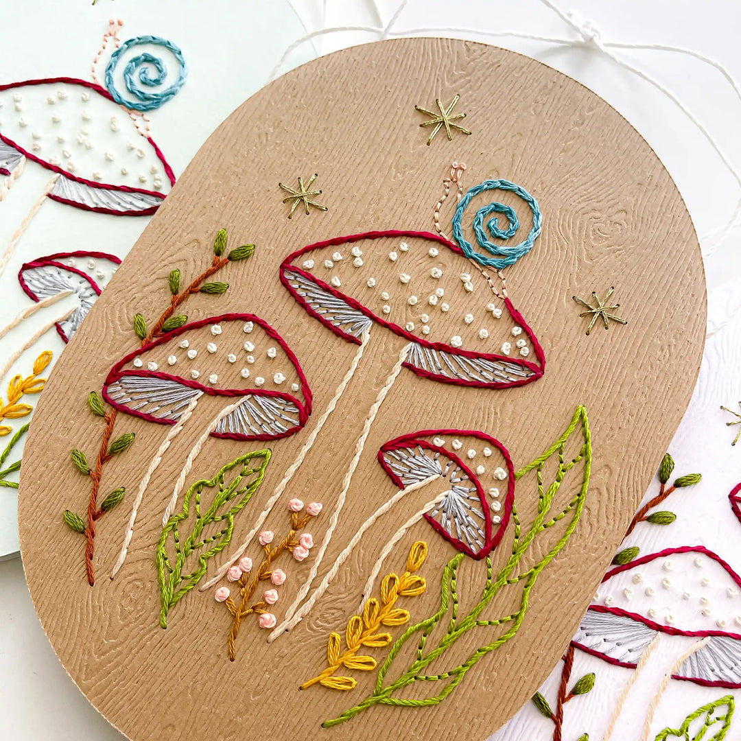 Mushroom Forest & Snail Wall Hanging