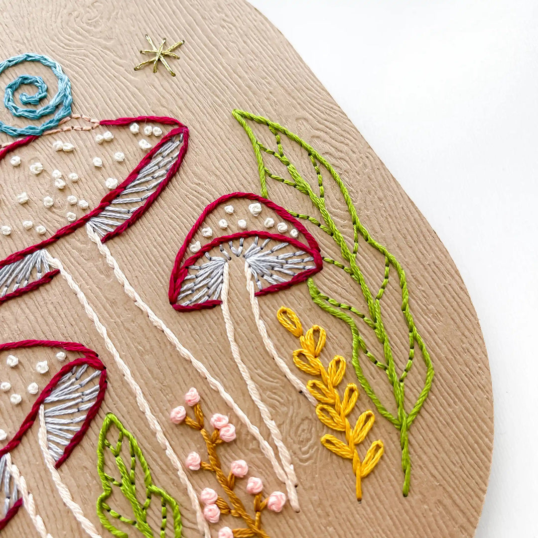 Mushroom Forest & Snail Wall Hanging
