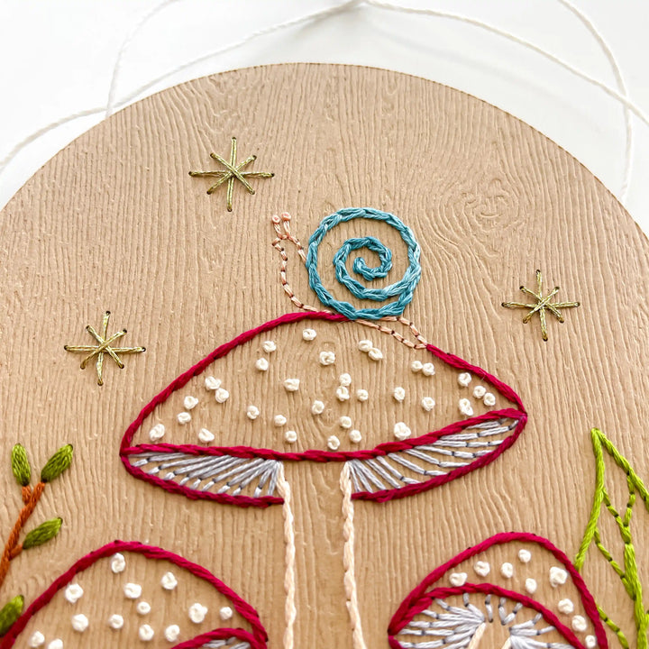 Mushroom Forest & Snail Wall Hanging
