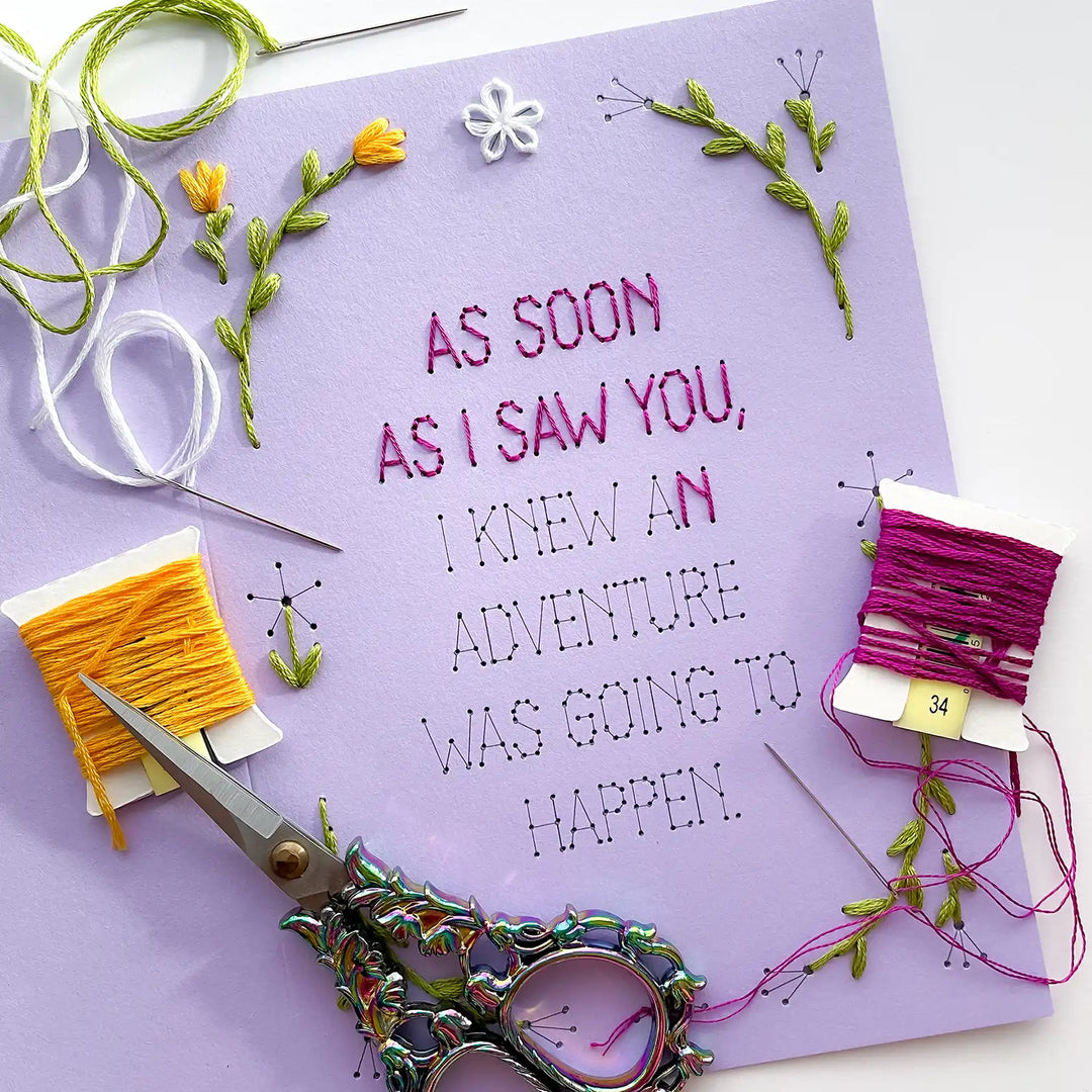 Paper Stitch Sans Font + Templates