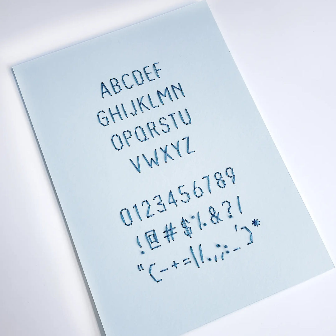 Paper Stitch Sans Font + Templates