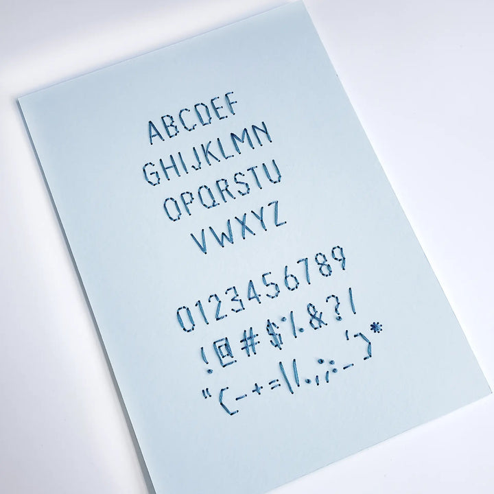 Paper Stitch Sans Font + Templates