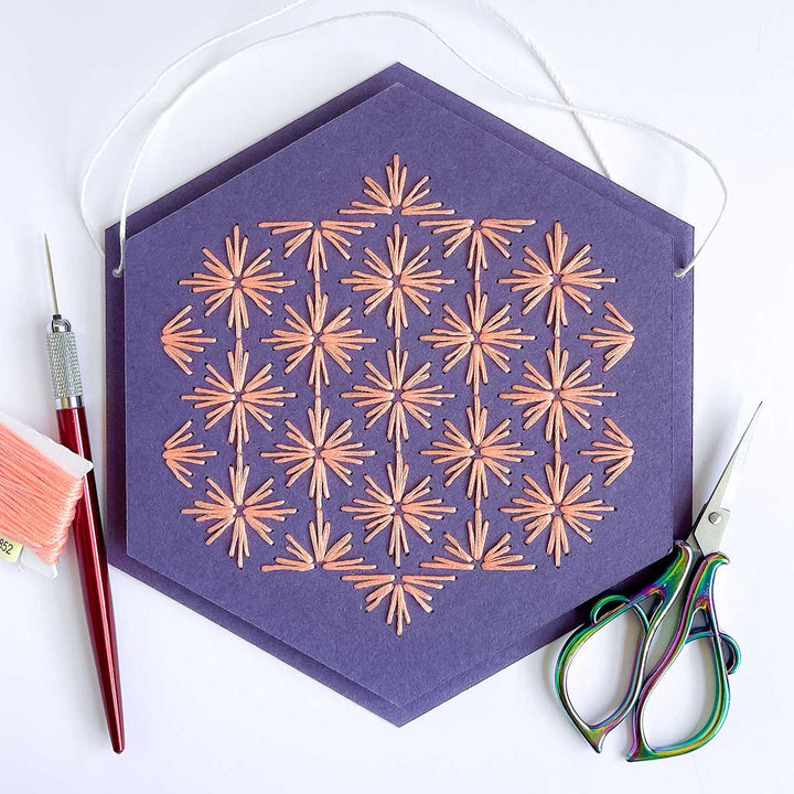 Sparks Hex Wall Hanging