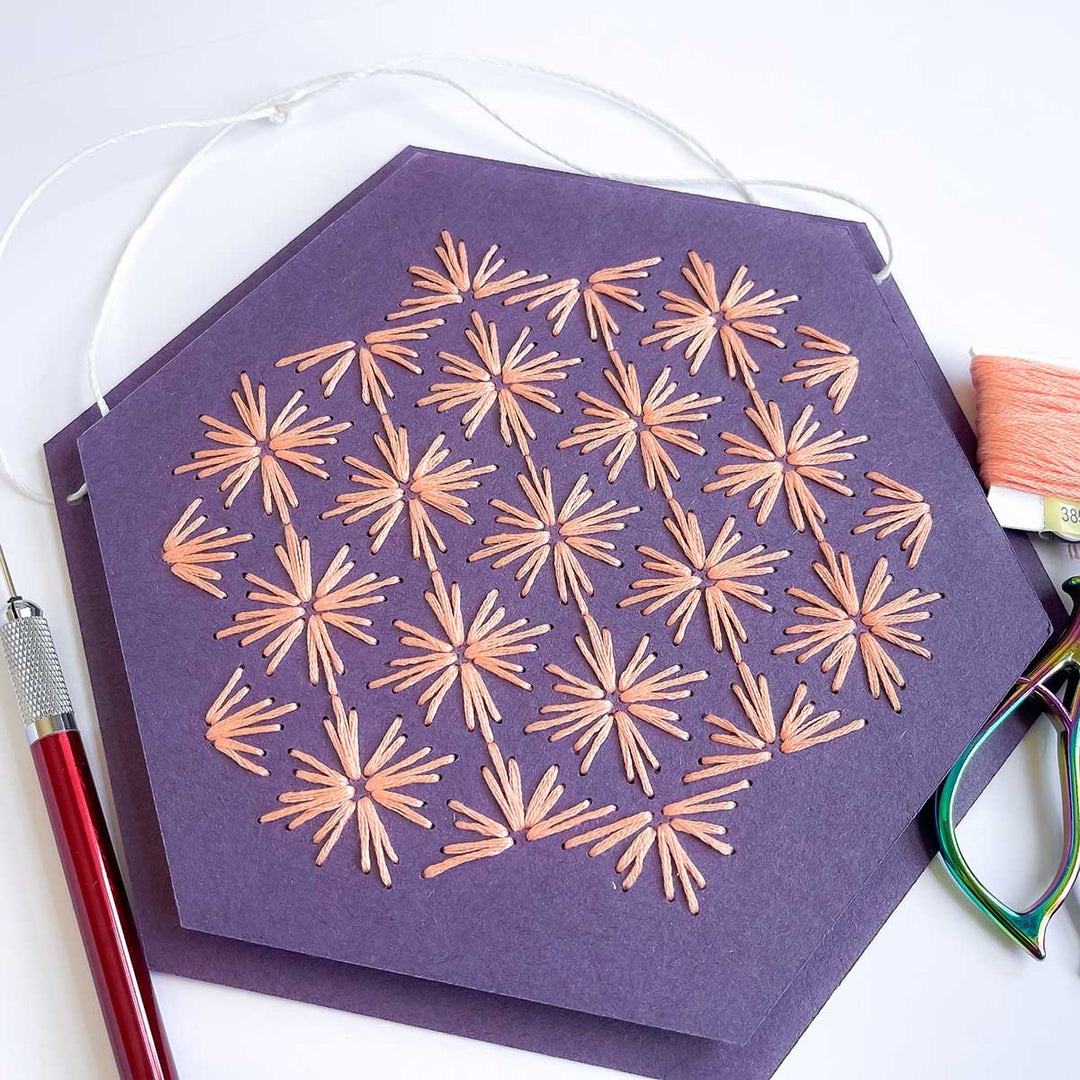 Sparks Hex Wall Hanging