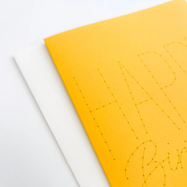 Squiggles & Swirls Birthday Card w/Envelope
