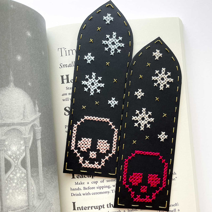 Starlit Skull Bookmark PDF