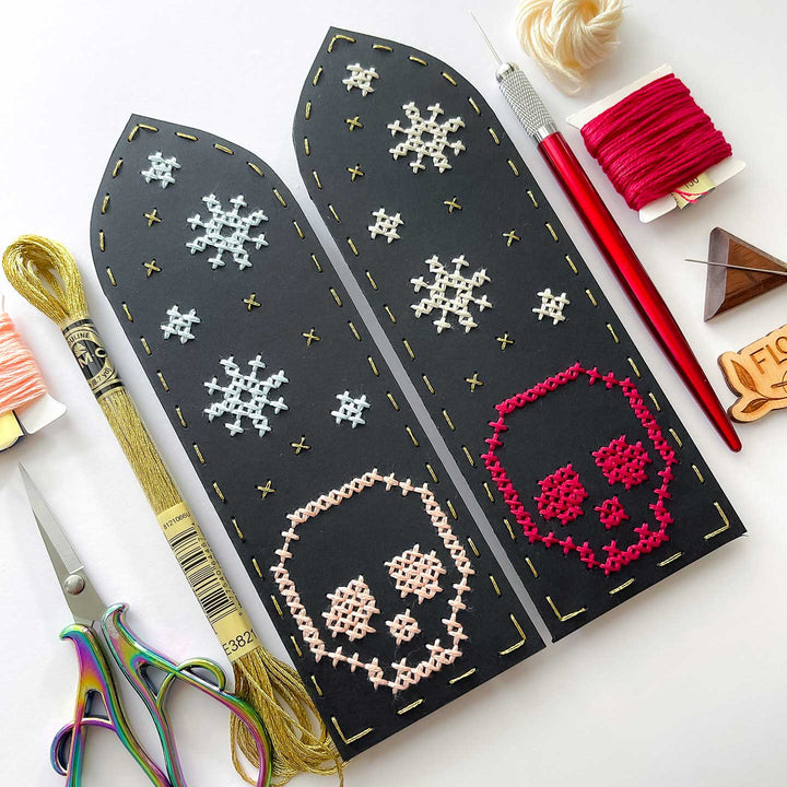 Starlit Skull Bookmark PDF