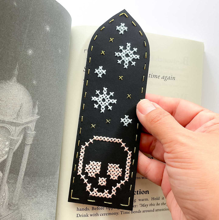 Starlit Skull Bookmark PDF