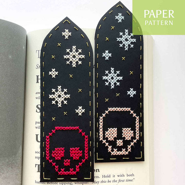 Starlit Skull Bookmark PDF