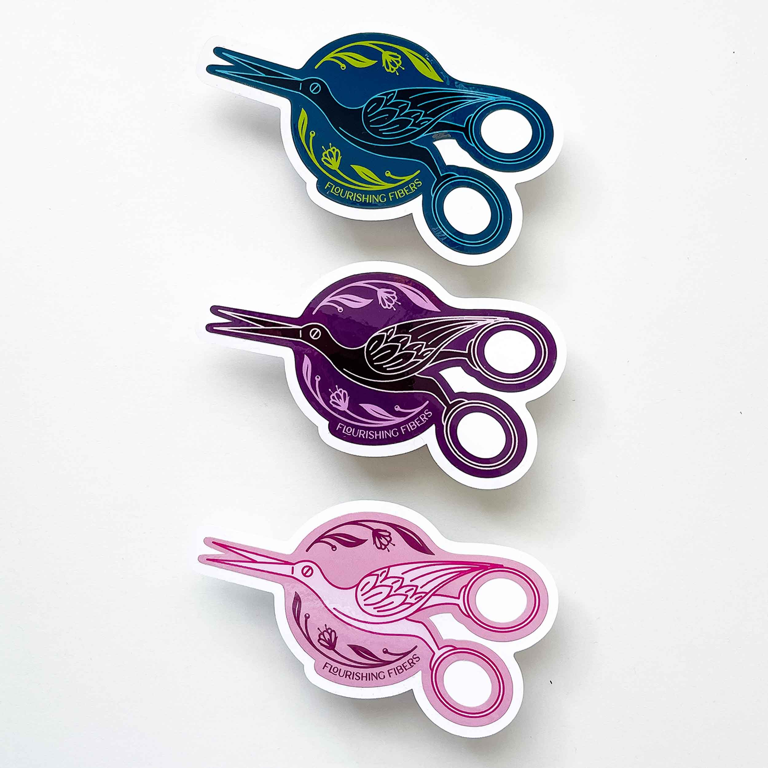 Stork Embroidery Sticker – Flourishing Fibers