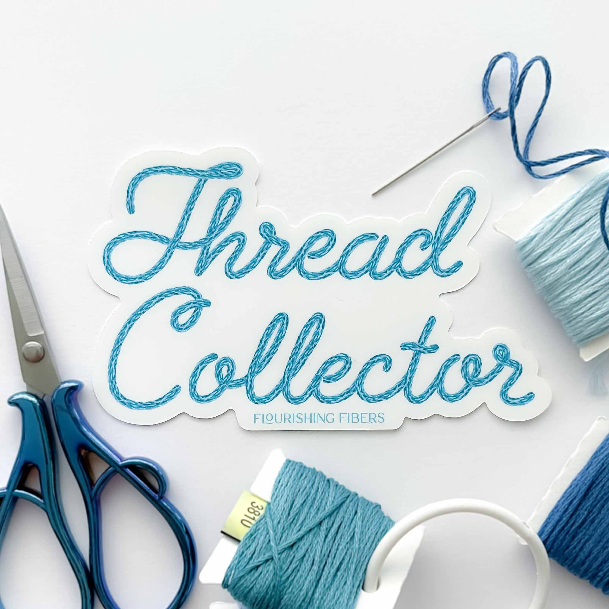 Sticker String Thread Collector Sticker – Flourishing Fibers