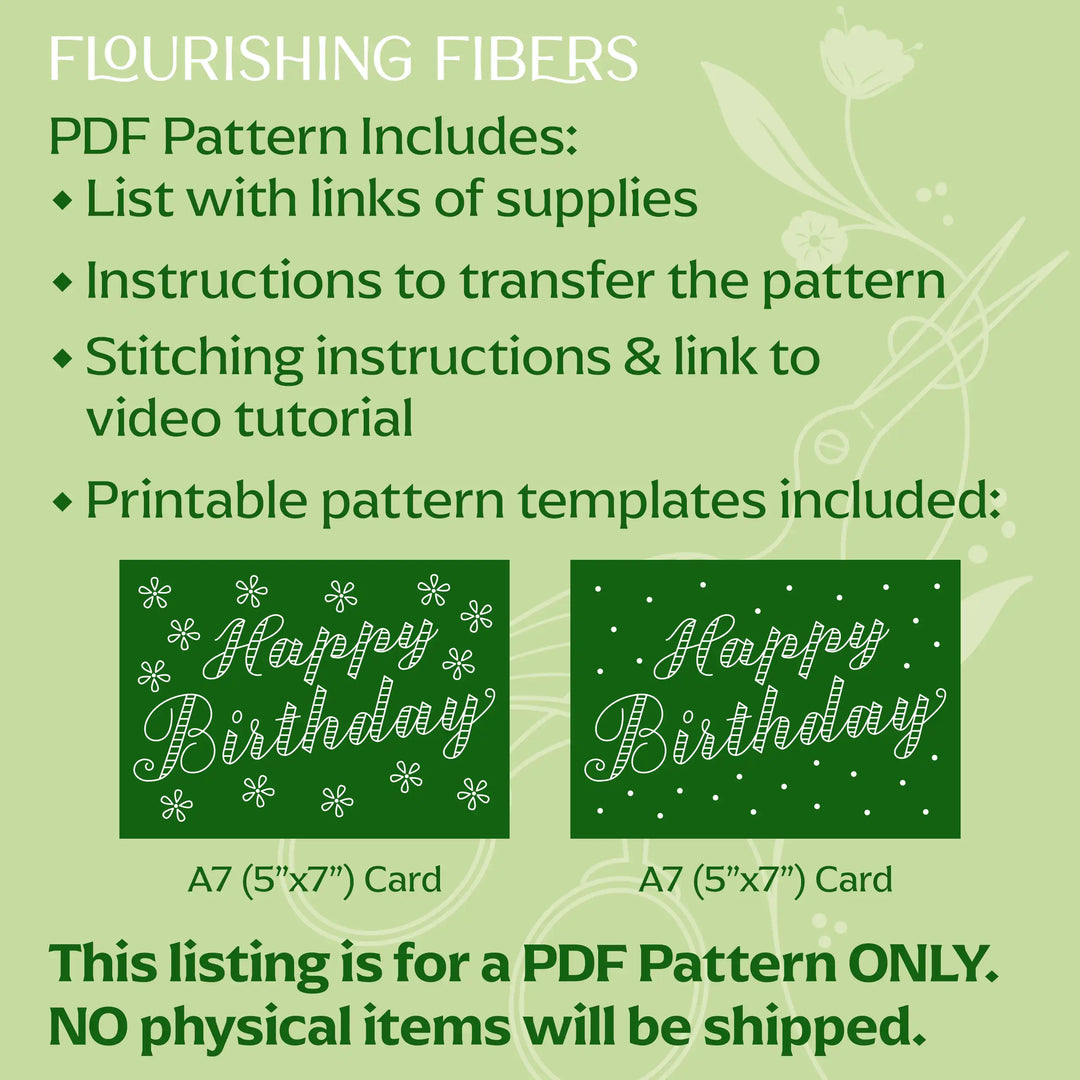 Birthday Daisies & Confetti PDF