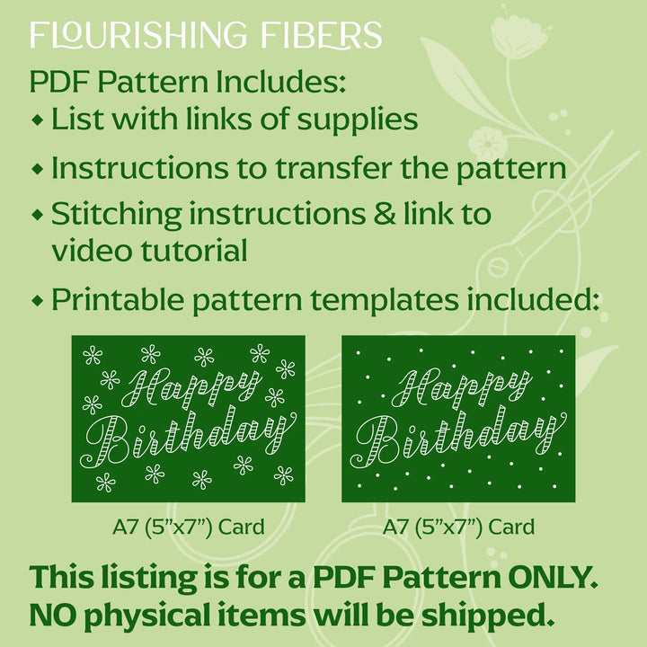 Birthday Daisies & Confetti PDF