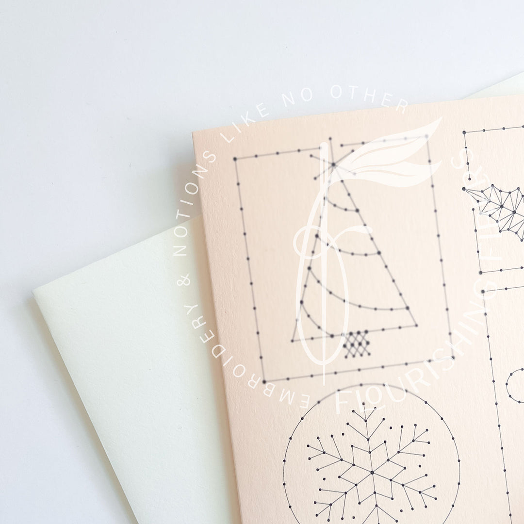 Christmas Stamp Sampler Card w/Envelope