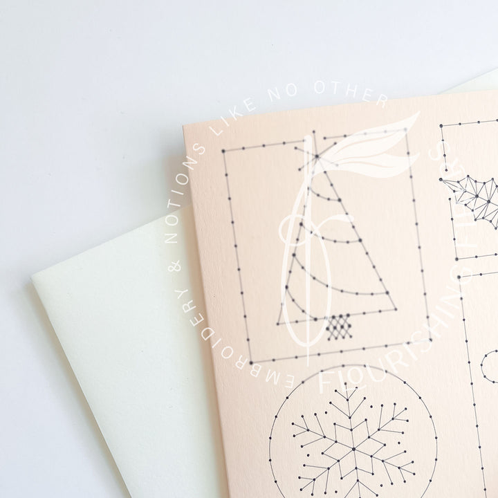 Christmas Stamp Sampler Card w/Envelope