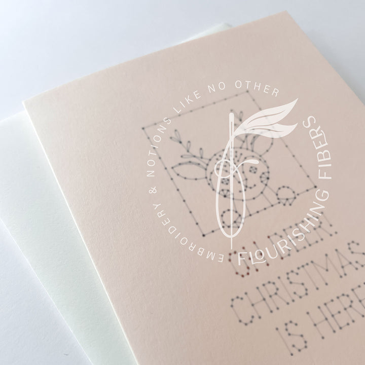 Oh Deer! Christmas Reindeer Card w/Envelope