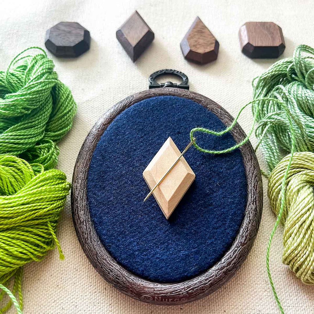 Gem Wood Needle Minders